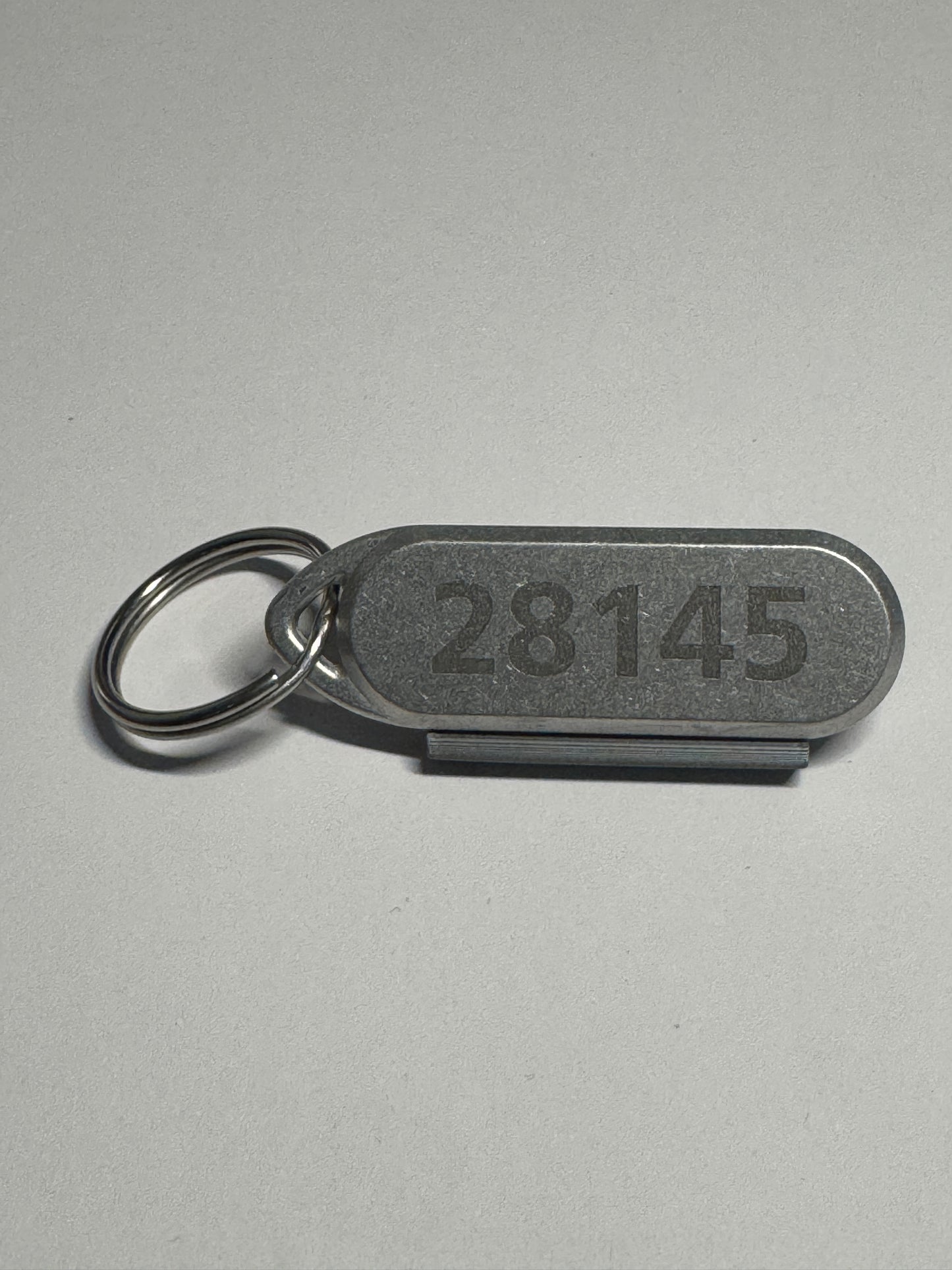 Big Red Number BRN Keychains